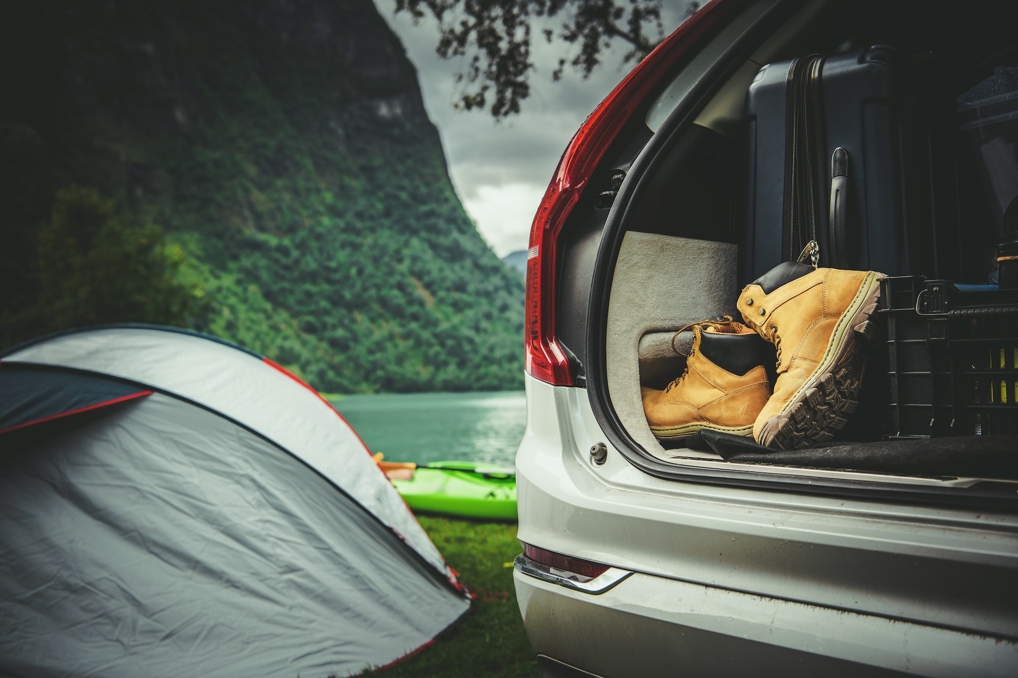 Tent Camping Road Trip