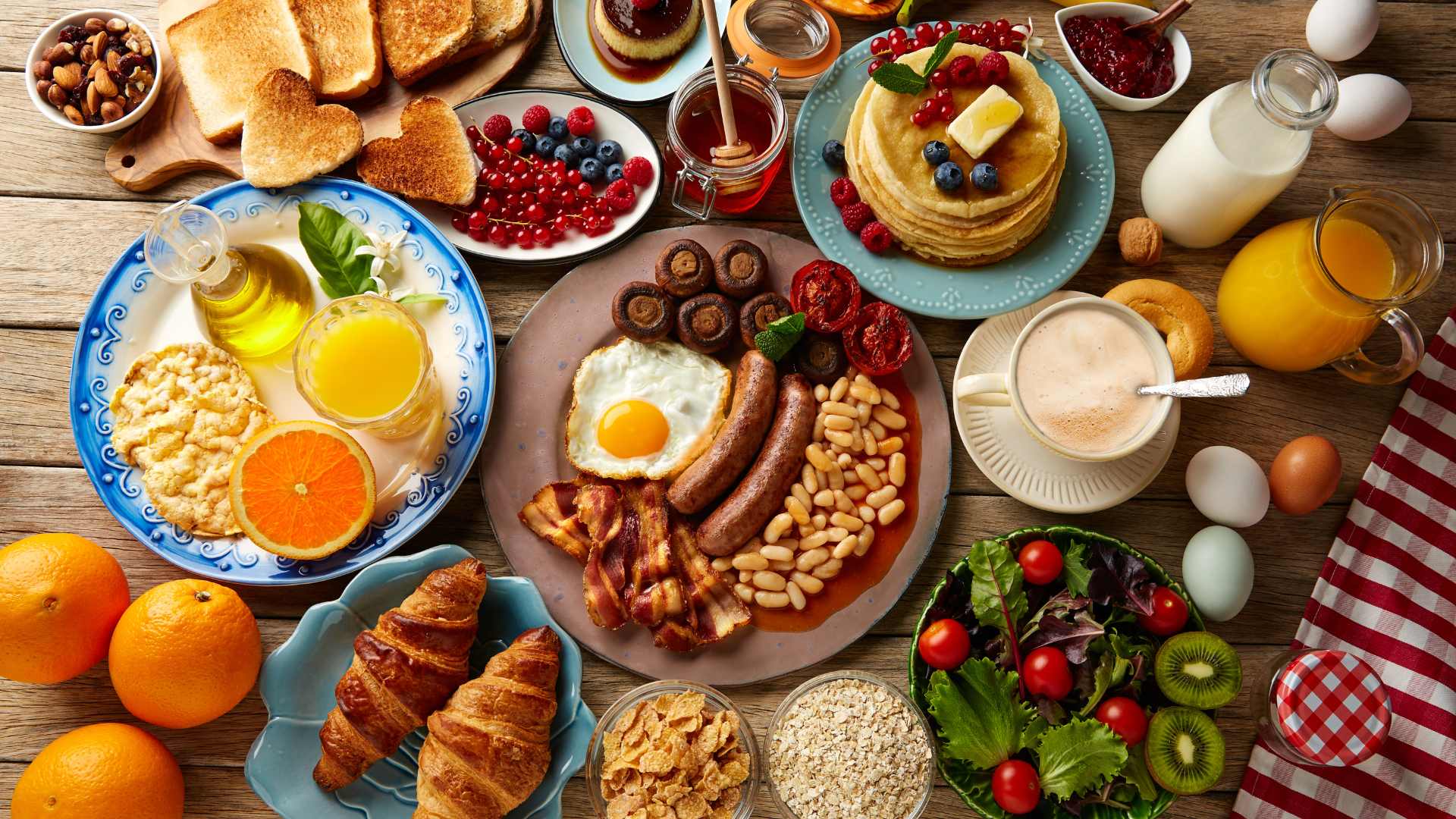 assortiment de nourriture américaine