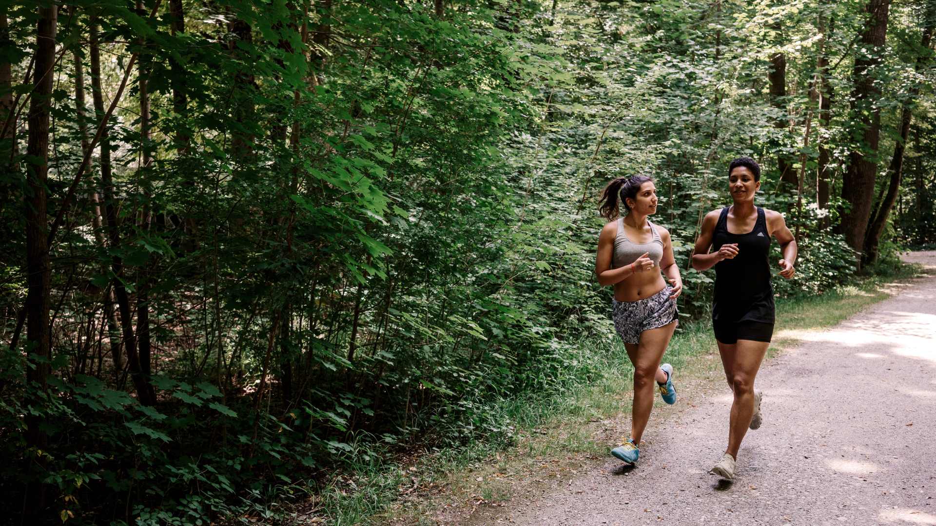 courir en pleine nature