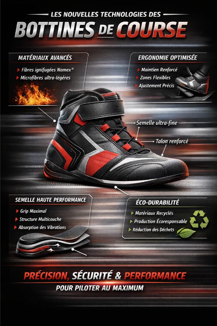 bottine course karting rallye